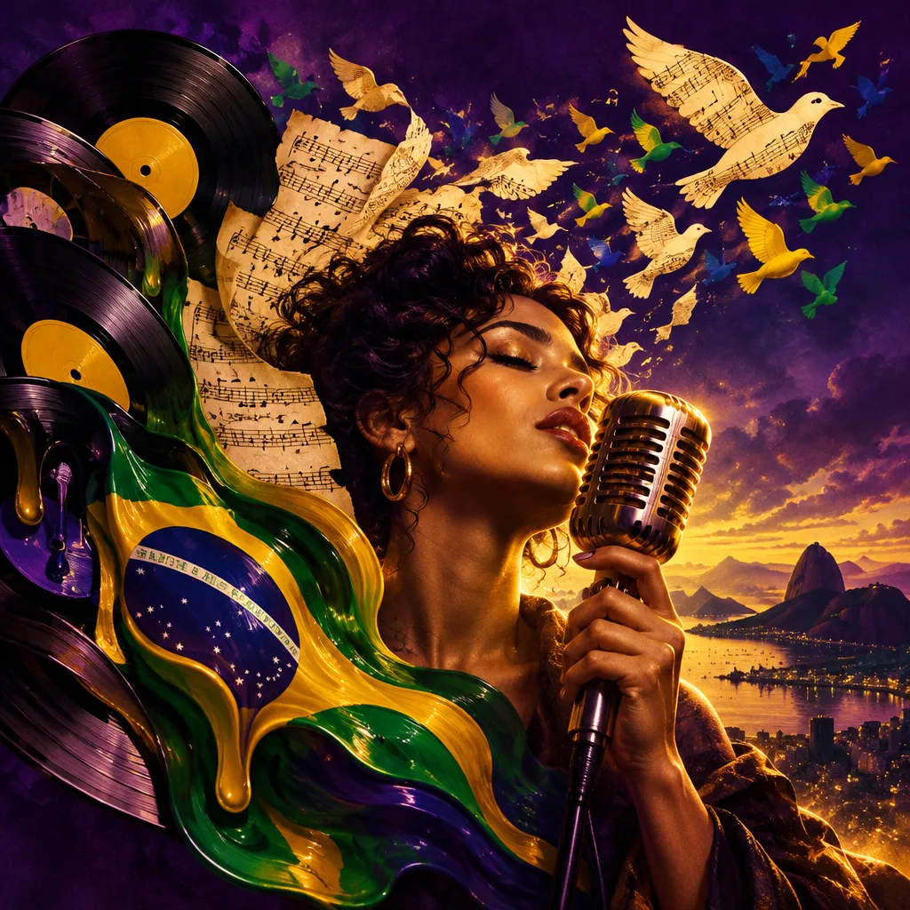 Capa exclusiva da parada Covers e Versões em Português: As Músicas Reinterpretadas Mais Tocadas