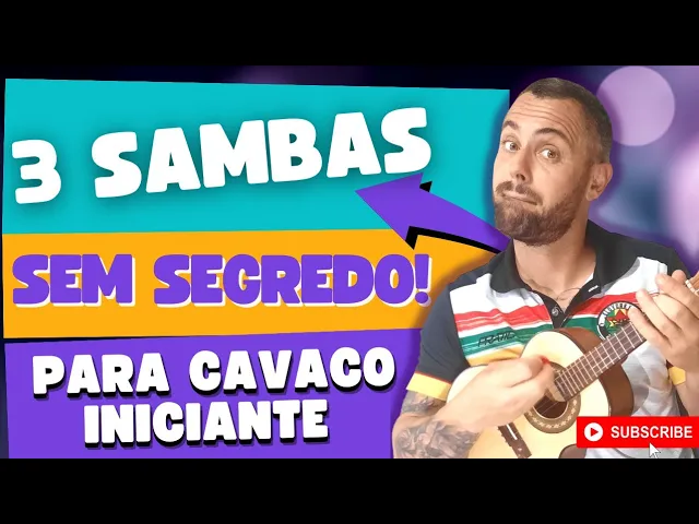 Sambas Para Cavaquinho Iniciante Tocar Em Samba De Roda — Projeto Cavaco De Churrasco