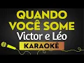 Capa da música Quando Você Some, de Victor E Léo Versão Brega