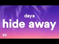 Capa da música Hide Away, de Daya