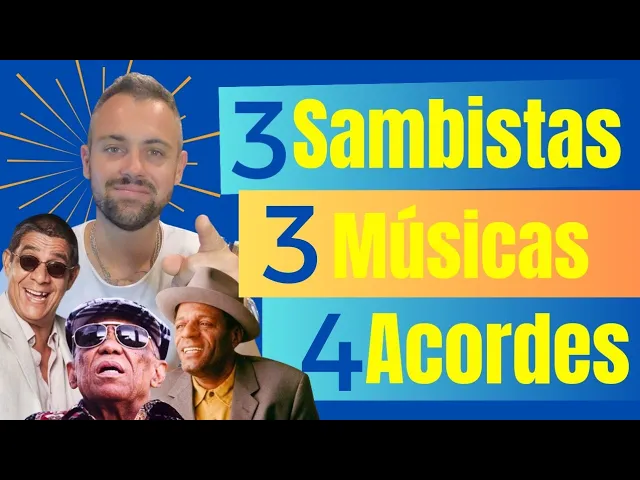 Sambas Fáceis com 4 Acordes Zeca, Bezerra e Almir — Projeto Cavaco De Churrasco