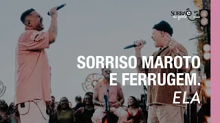 Capa da música Ela, de Sorriso Maroto, Ferrugem