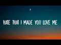 Capa da música hate that i made you love me, de Ariana Grande