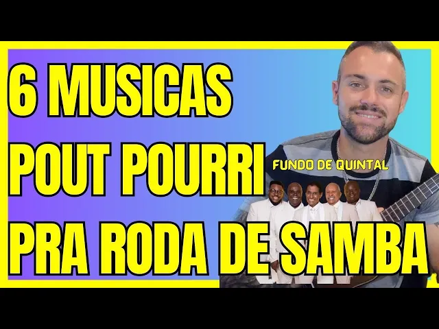 Como Fazer um Pout pourri do Fundo de Quintal com 6 Músicas — Projeto Cavaco De Churrasco