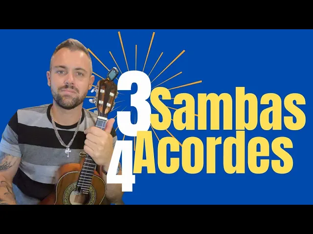 3 Músicas com os 4 mesmos Acordes para Cavaquinho Iniciante — Projeto Cavaco De Churrasco