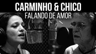 Capa da música Falando de Amor, de Carminho e Chico Buarque