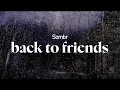 Capa da música back to friends, de sombr