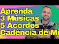 Capa da música 3 Músicas Fáceis Mi Maior pra Cavaquinho Iniciante / 5 Acordes, de Projeto Cavaco De Churrasco