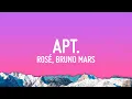 Capa da música Apt., de ROSÉ & Bruno Mars