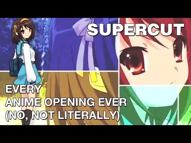 Every Anime Opening Ever Made — Supercut