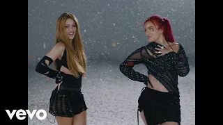 Capa da música Tqg, de KAROL G, Shakira
