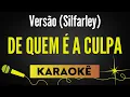 Capa da música Marília Mendonça 🎙 Karaokê Profissional com Letra, de De Quem É a Culpa