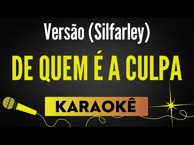 Marília Mendonça 🎙 Karaokê Profissional com Letra — De Quem É a Culpa