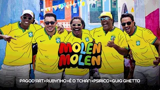 Capa da música Molen-molen, de Psirico, É o Tchan, Guig Ghetto, Rubynho e Pagod'art