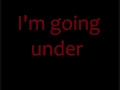 Capa da música Going Under lyrics, de Evanescence