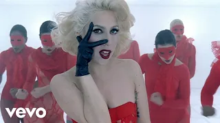 Capa da música Bad Romance, de Lady Gaga