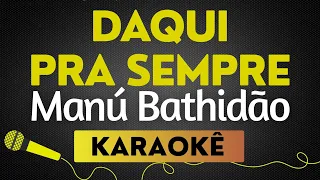 Capa da música Karaokê Daqui Pra Sempre, de Manu Bahtidão E Simone Mendes