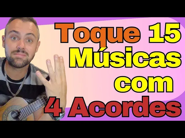 Aprenda Tocar 15 Musicas Faceis No Cavaqunho Com 4 Acordes Cada — Projeto Cavaco De Churrasco