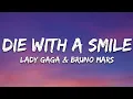 Capa da música Die With A Smile, de Lady Gaga, Bruno Mars