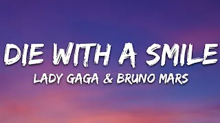 Capa da música Die With A Smile, de Lady Gaga, Bruno Mars